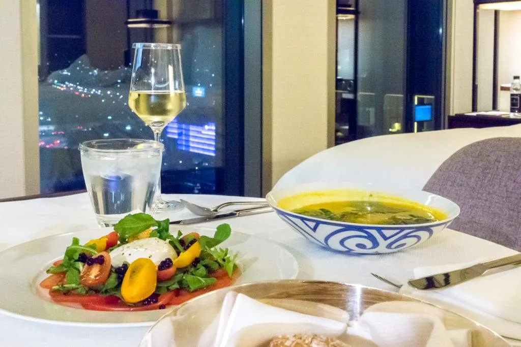 In-room dining at Four Seasons Hotel Seoul.