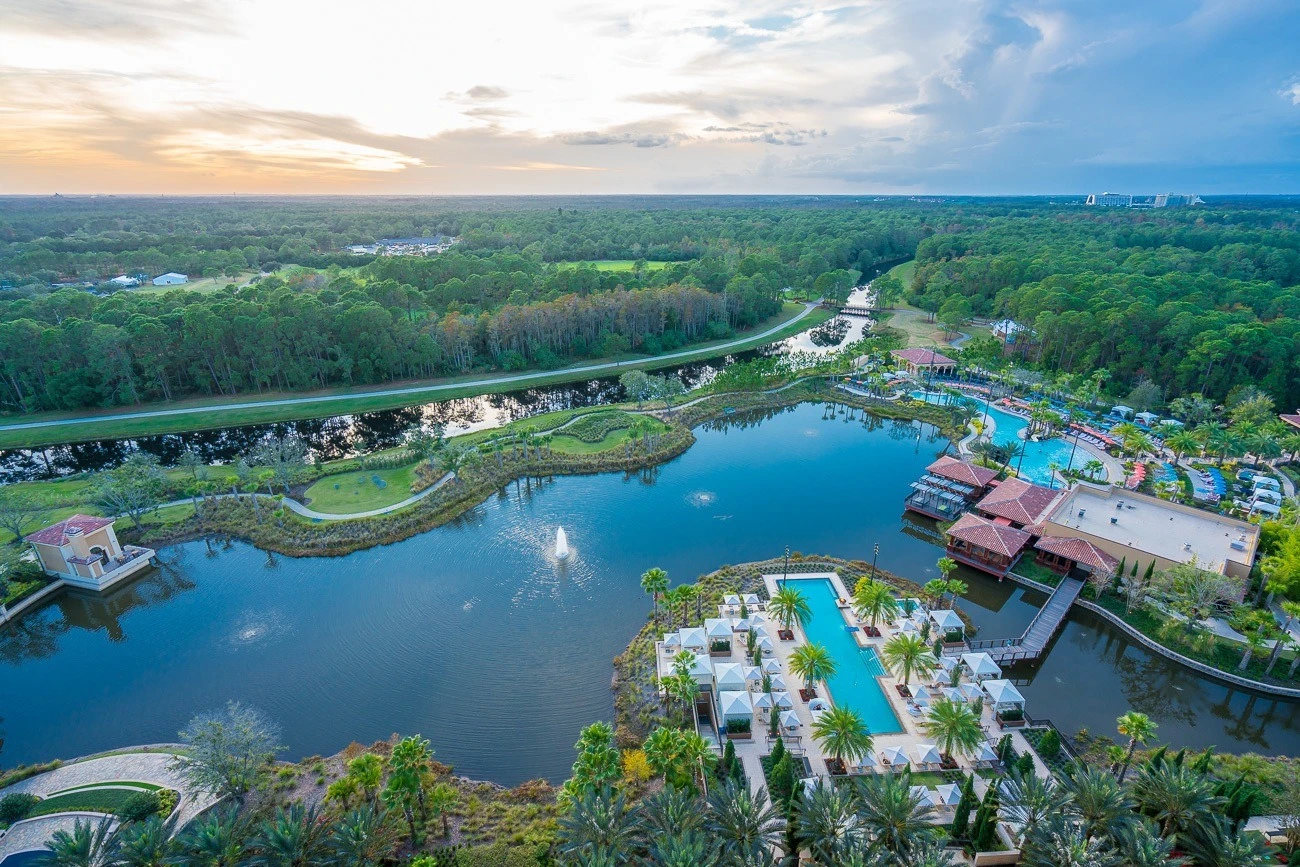Four Seasons Resort Orlando at Walt Disney World Resort is located in the private Golden Oak community.
