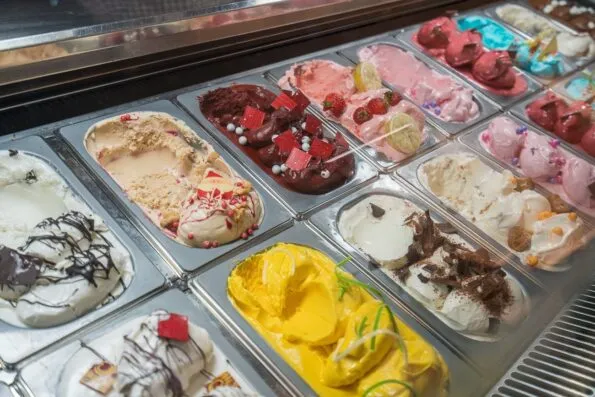 The gelato at Lickey Split inside Four Seasons Resort Orlando at Walt Disney World Resort is not-to-be-missed.