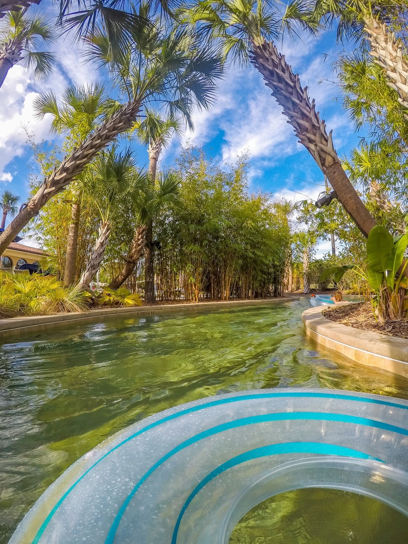 The lazy river at Four Seasons Resort Orlando at Walt Disney World Resort.