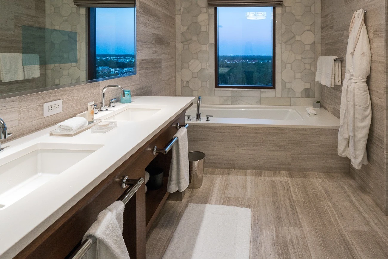 I particularly loved the bathroom tile at Four Seasons Resort Orlando at Walt Disney World Resort.