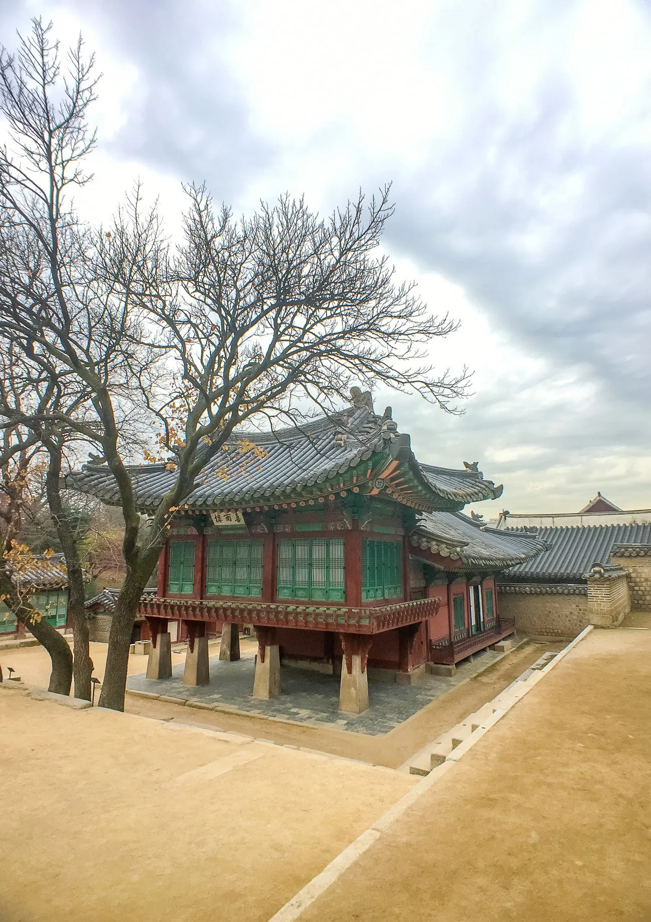 A view of the Changdeokgung Palace show with a Moment wide angle lens.