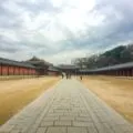 Changdeokgung Palace in Seoul, Korea is a UNESCO World Heritage Site because it was built to blend in with its natural surroundings.