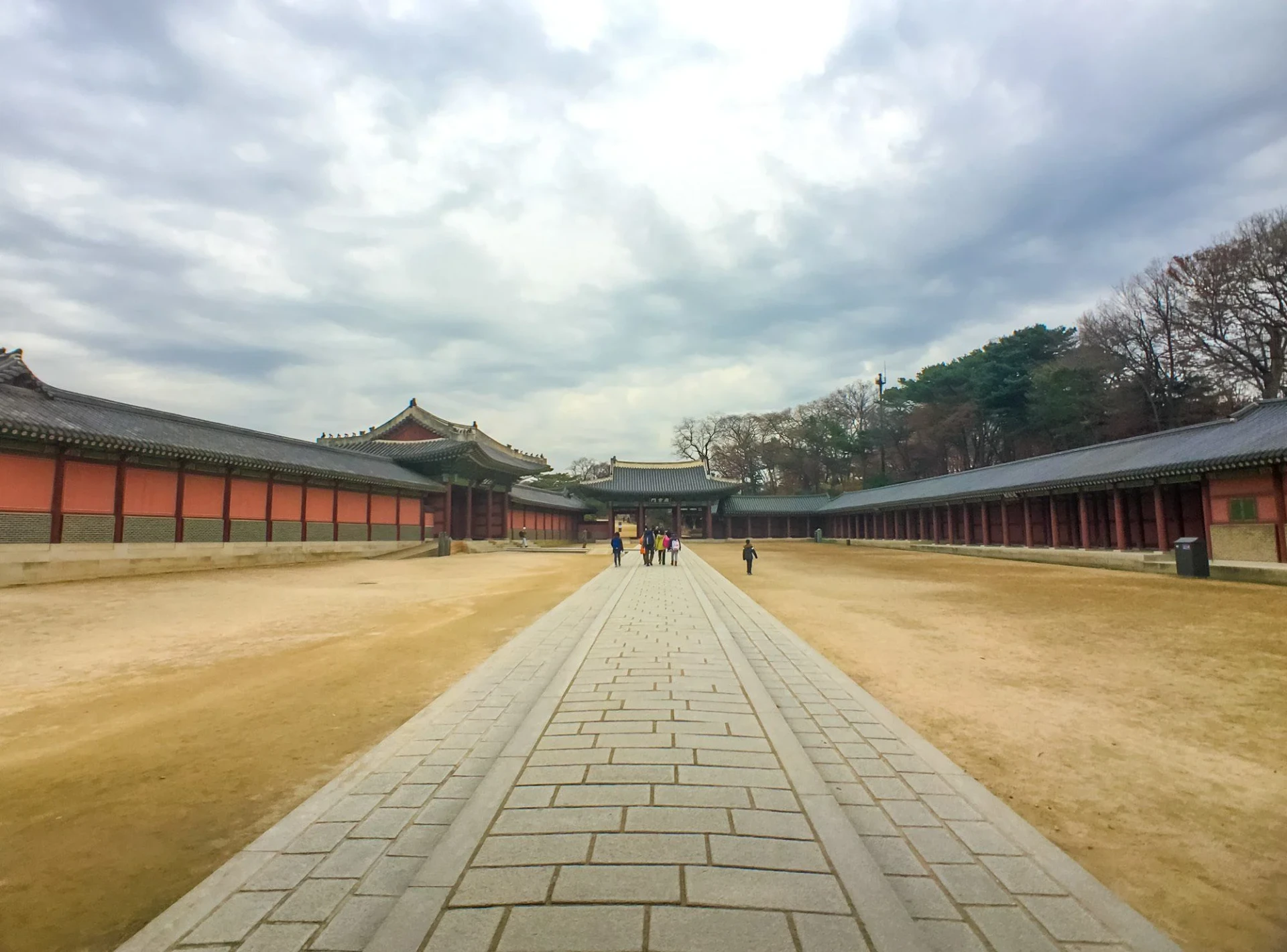 Changdeokgung Palace in Seoul, Korea is a UNESCO World Heritage Site because it was built to blend in with its natural surroundings.