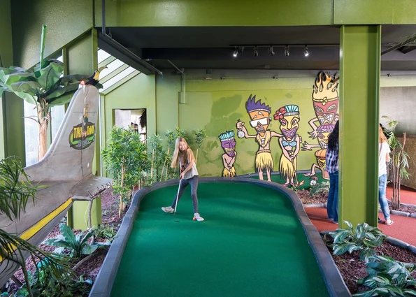 Miniature golf at Belmont Park in San Diego.