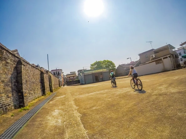 Take a bike tour through the Tang Village in New Territories, Hong Kong