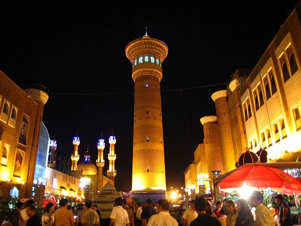 The Grand Bazaar is one of the best things to do in Urumqi, China.