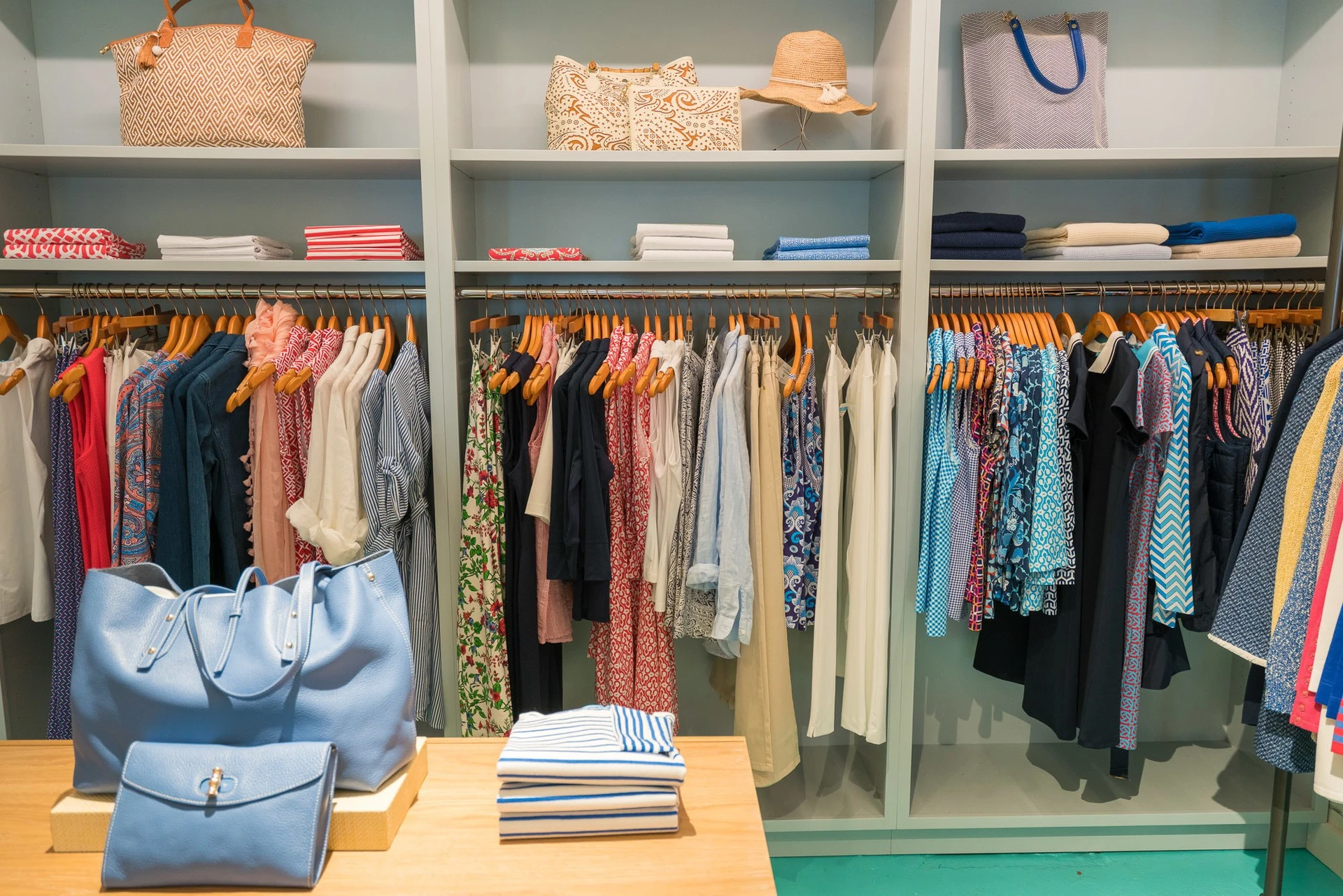 Inside the J.Mclaughlin La Jolla boutique.