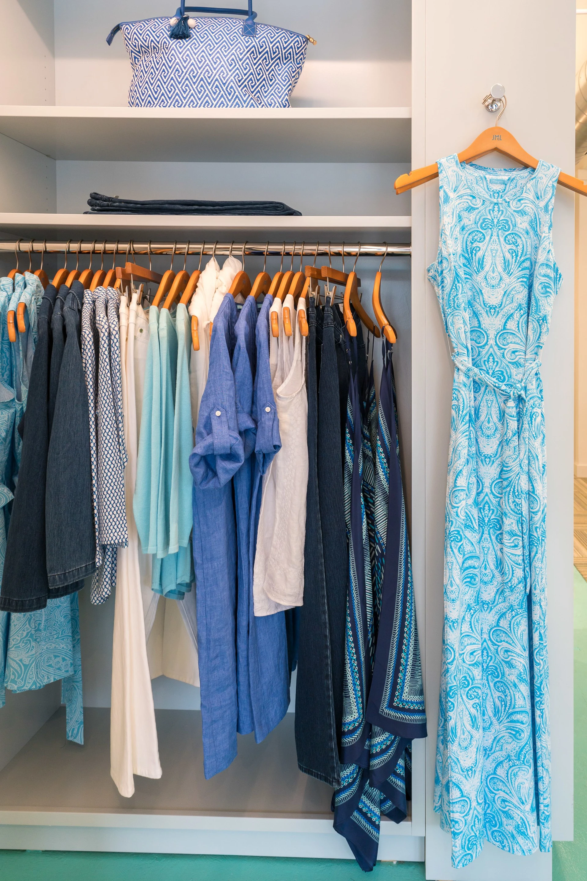 A peek inside the J.McLaughlin store in La Jolla.