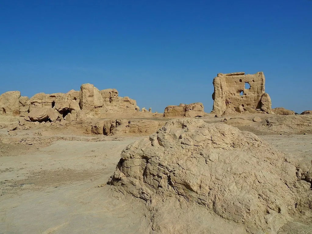 The ancient city of Jiaohe is the top attraction in Turpan, China.