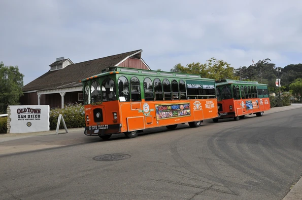 Old Town Trolley Tours in San Diego offer a hop-on and hop-off trolley experience.