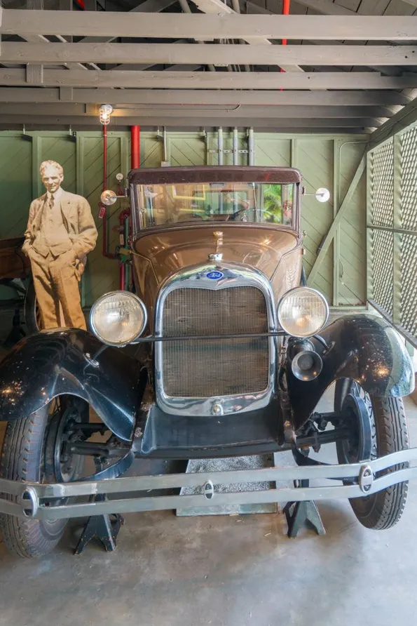 The Edison & Ford Winter Estates is home to quite a few old Ford cars.