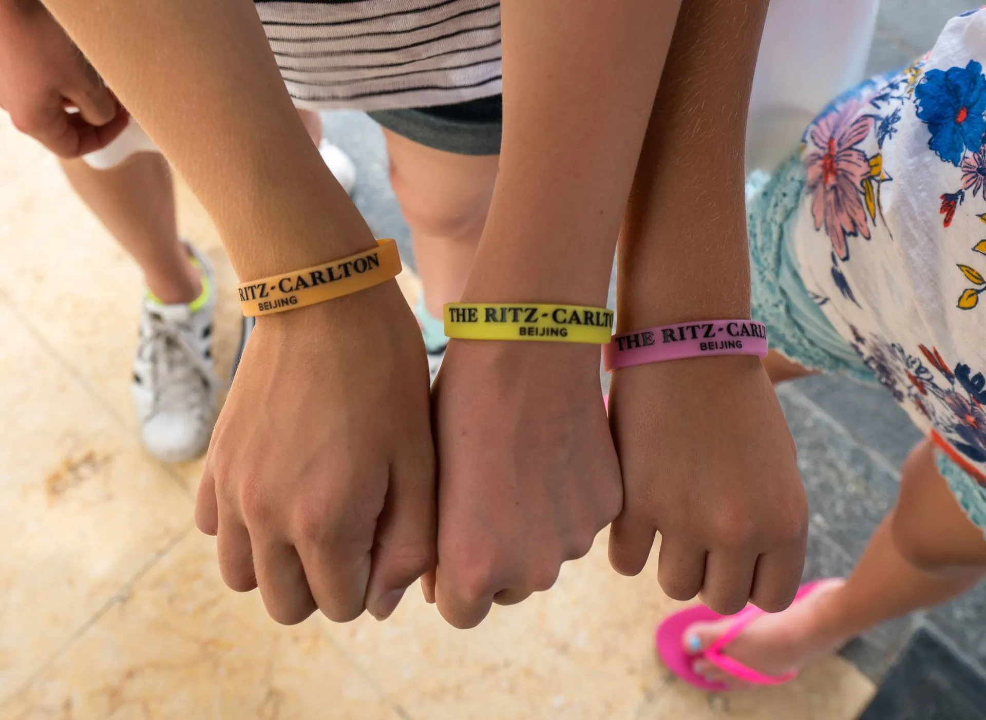 Ritz Kids wristbands at The Ritz-Carlton, Beijing