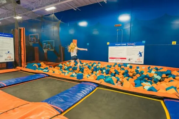 Sky Zone is a trampoline park in San Diego your kids will love.