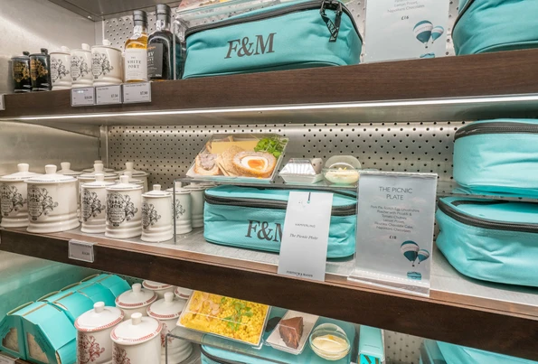 Fortnum and Mason at Heathrow Airport offers in-flight picnics for travelers to take on board the plane!