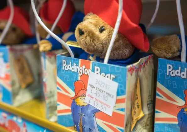 Hamley's inside Heathrow Airport has duty free toys.