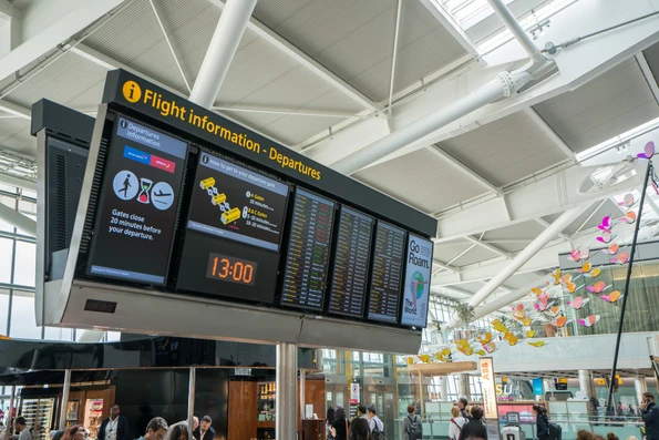Go shopping between flights at Heathrow Airport's Terminal 5.