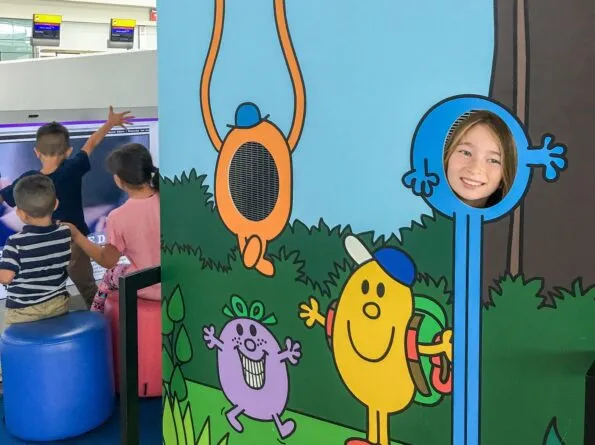 Kids can enjoy a number of play areas at Heathrow Airport in London.