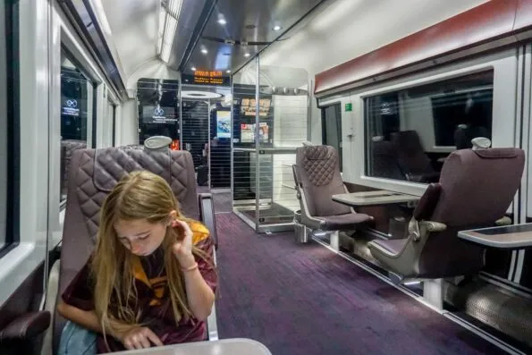 Kids under 15 ride free on the Heathrow Express to and from London.