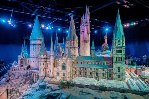 A model of Hogwarts ends the tour at Warner Bros. Studio Tour London.