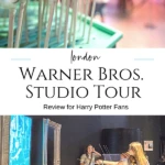 What it's like to visit Warner Bros. Studio Tour London with a Harry Potter fan. Photos of props, costumes, sets on display - start to finish.