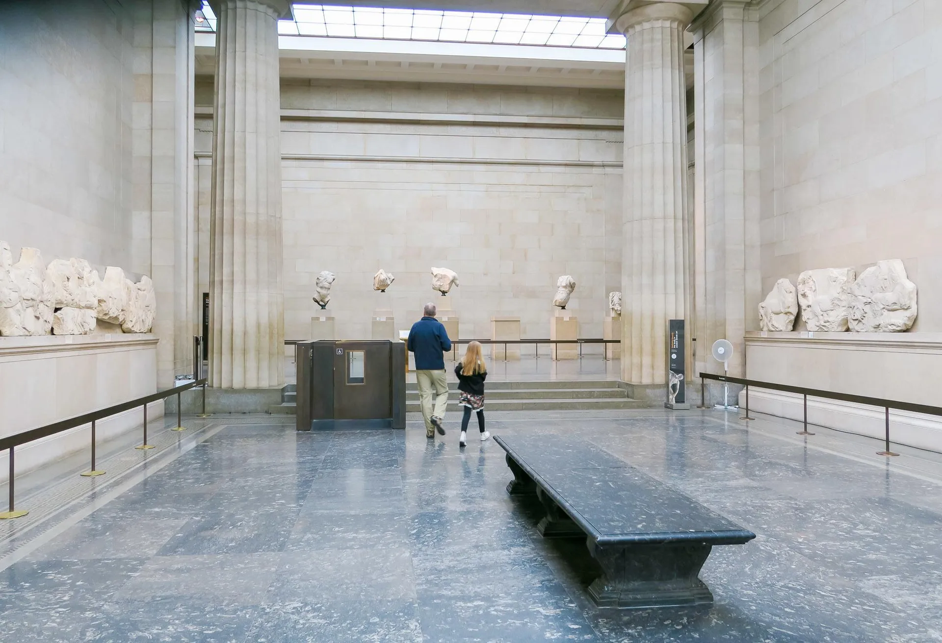 The Parthenon Sculptures (Elgin Marbles) is an exhibit you must see at the British Museum in London.