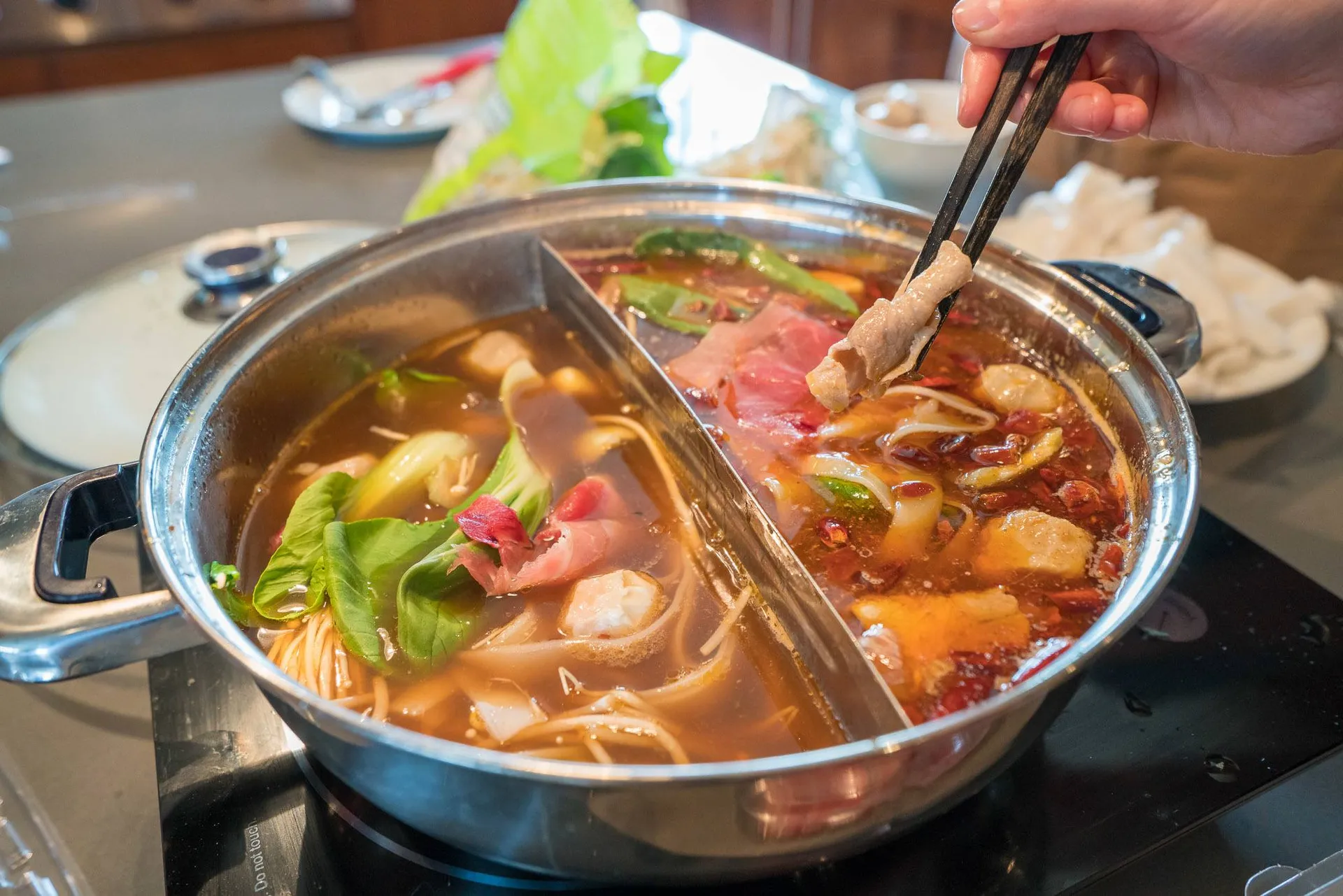 It's easy to make Chinese hot pot at home.