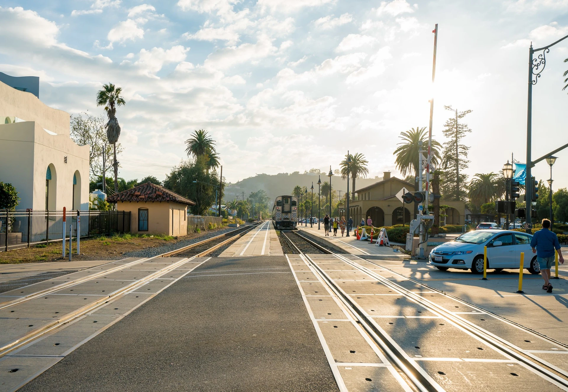 The Santa Barbara train station make the beach city a good weekend getaway from San Diego, Orange County and Los Angeles.