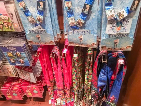 Lanyards are a good idea for holding your FastPasses and paper ticket at Shanghai Disneyland.