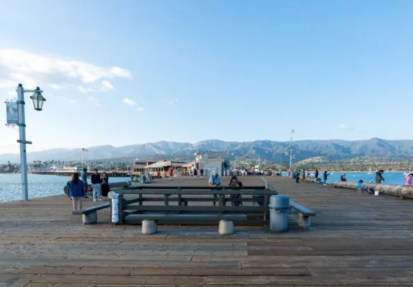 Stearns Wharf is Santa Barbara's top attraction.