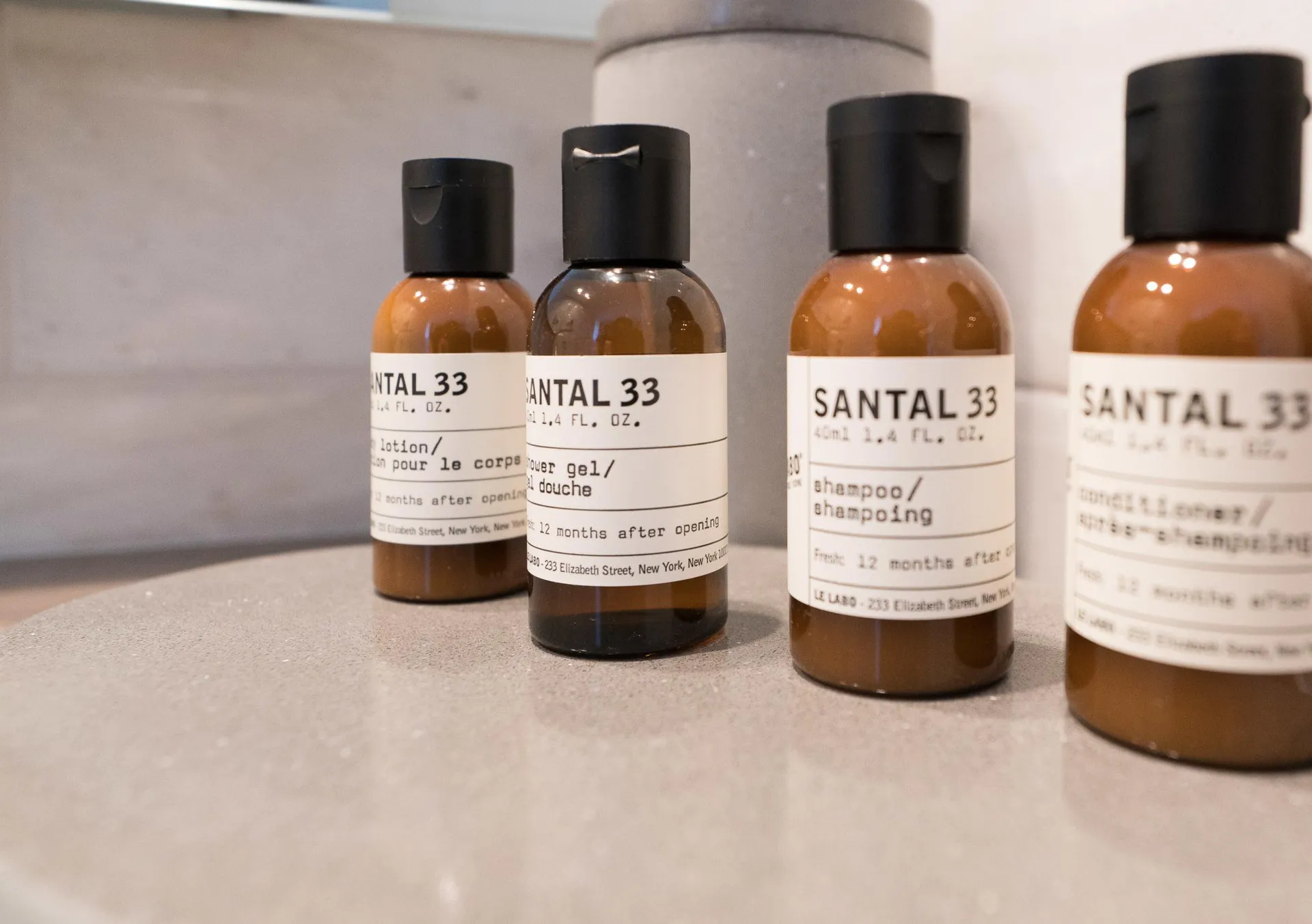 Le Labo bath amenities on a l