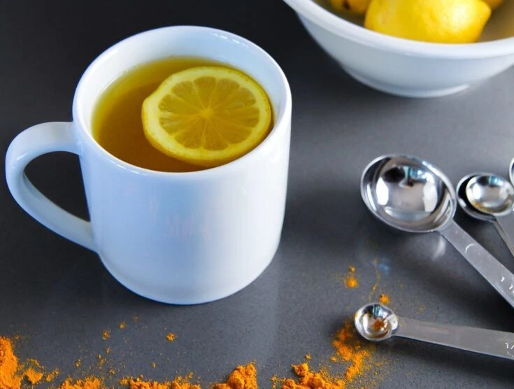 Warm Lemon Water with Turmeric Recipe