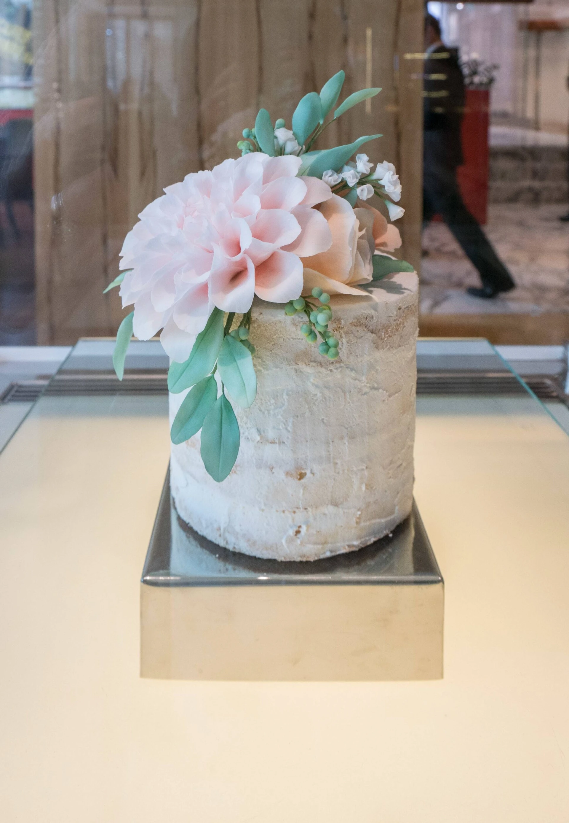 Cake on display at Mandarin Oriental, Hong Kong's cake shop.