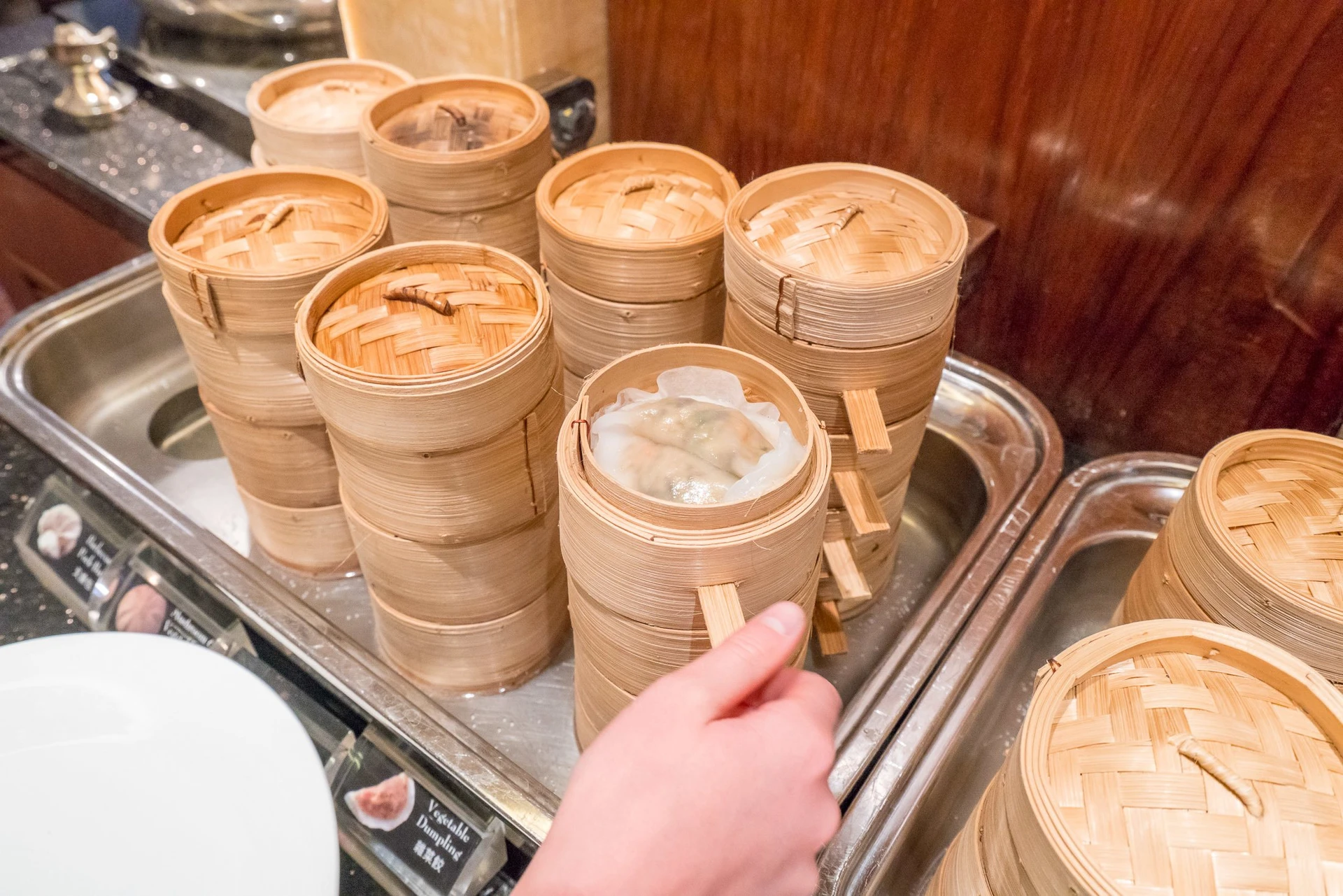 Dim sum is our favorite part of breakfast at Mandarin Oriental, Hong Kong