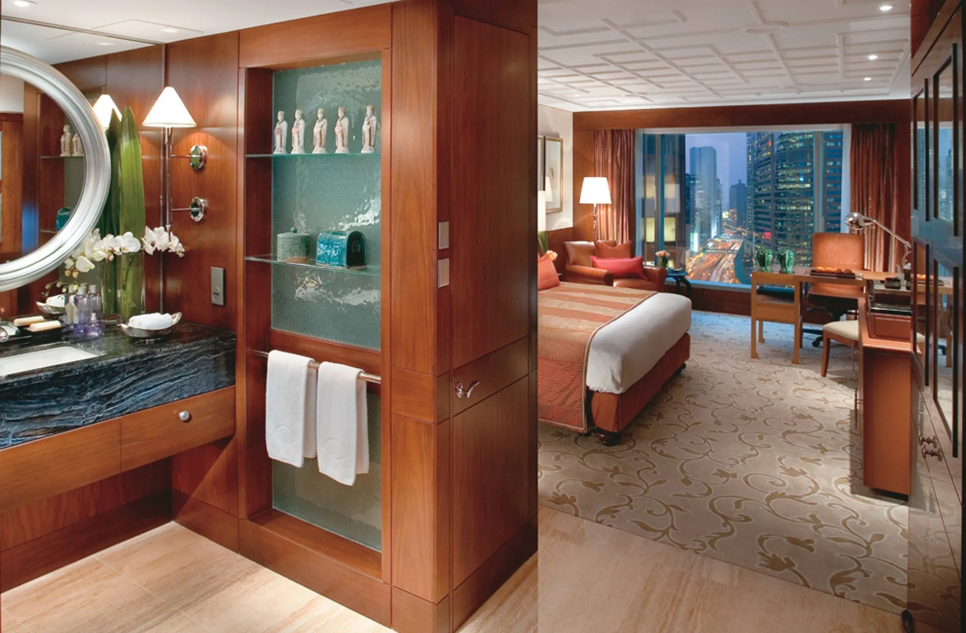 Taipan style room at Mandarin Oriental Hong Kong