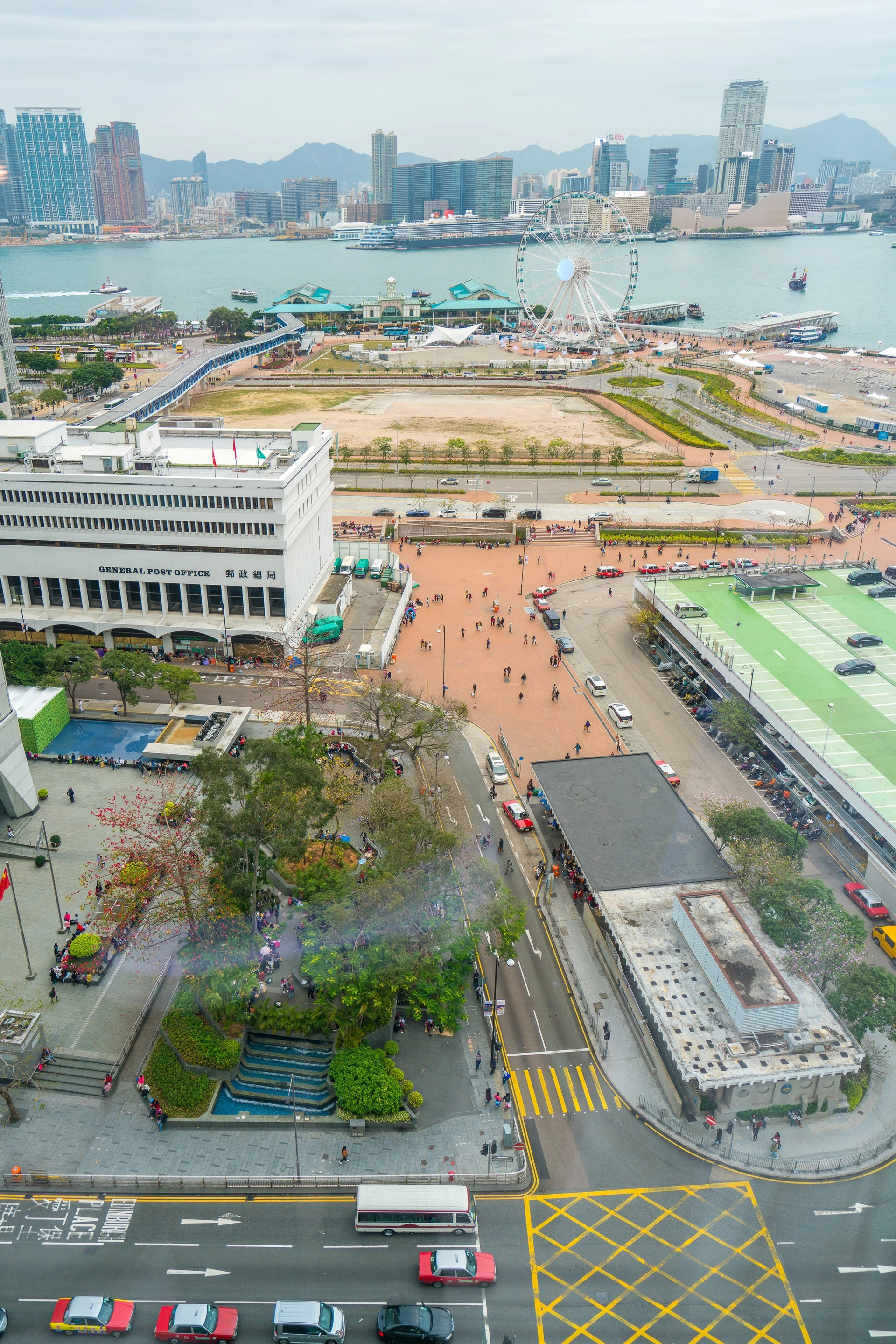 The view from a Harbour View room at Mandarin Oriental, Hong Kong.