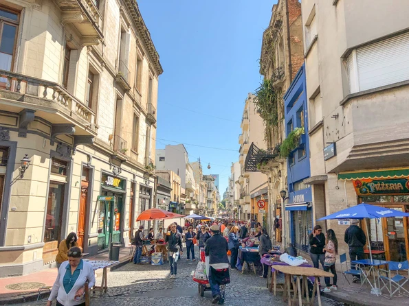 The San Telmo Fair happens every Sunday and is one of the best things to do in Buenos Aires.