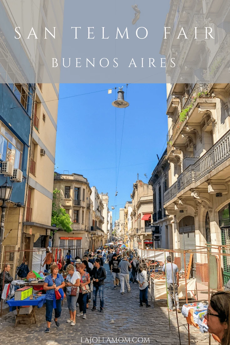 The San Telmo Fair happens every Sunday and is one of the best things to do in Buenos Aires.