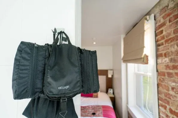 The eBags Pack-it-Flat Toiletry Kit is a travel game-changer and a GREAT gift for travelers.