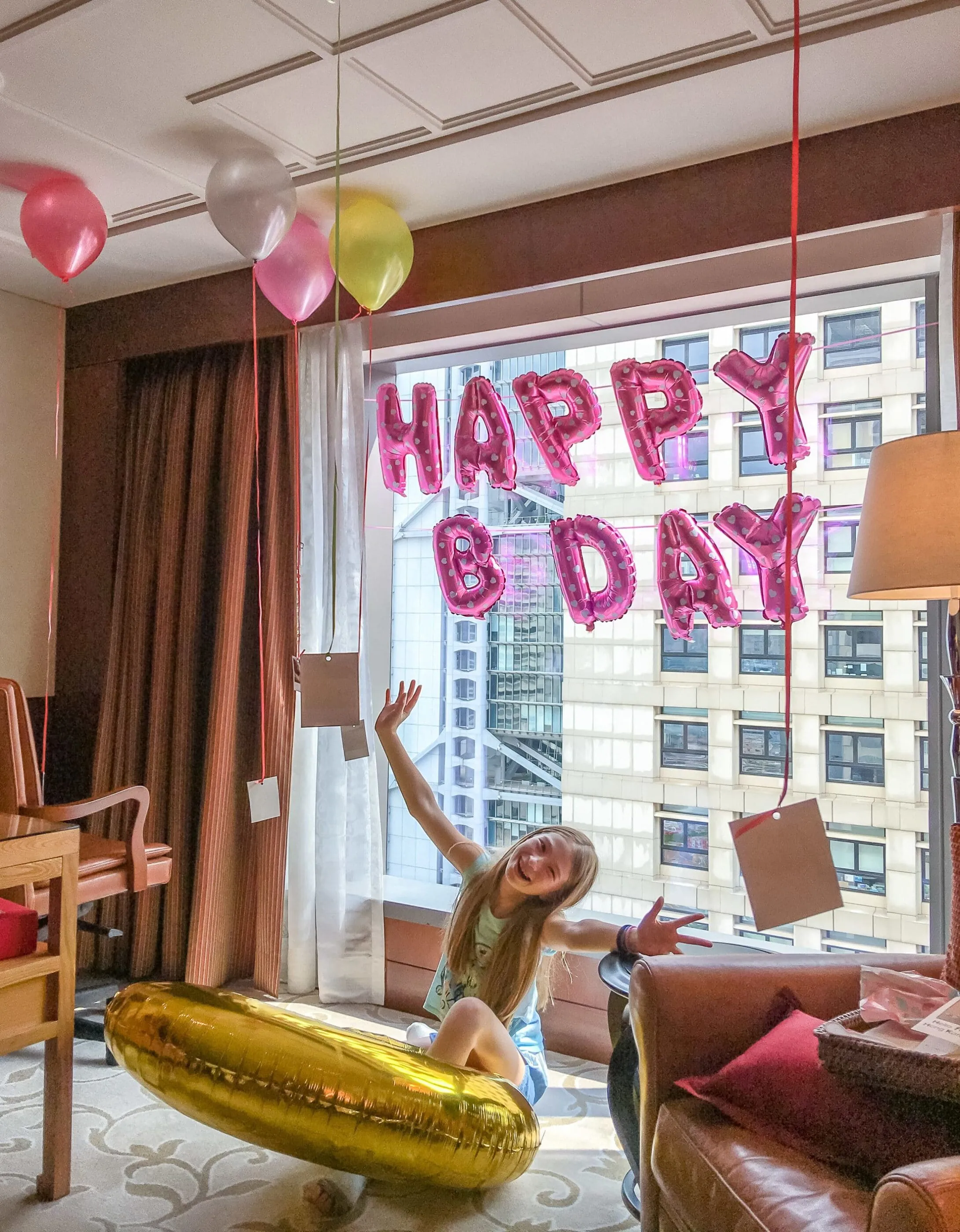 A birthday amenity at Mandarin Oriental, Hong Kong