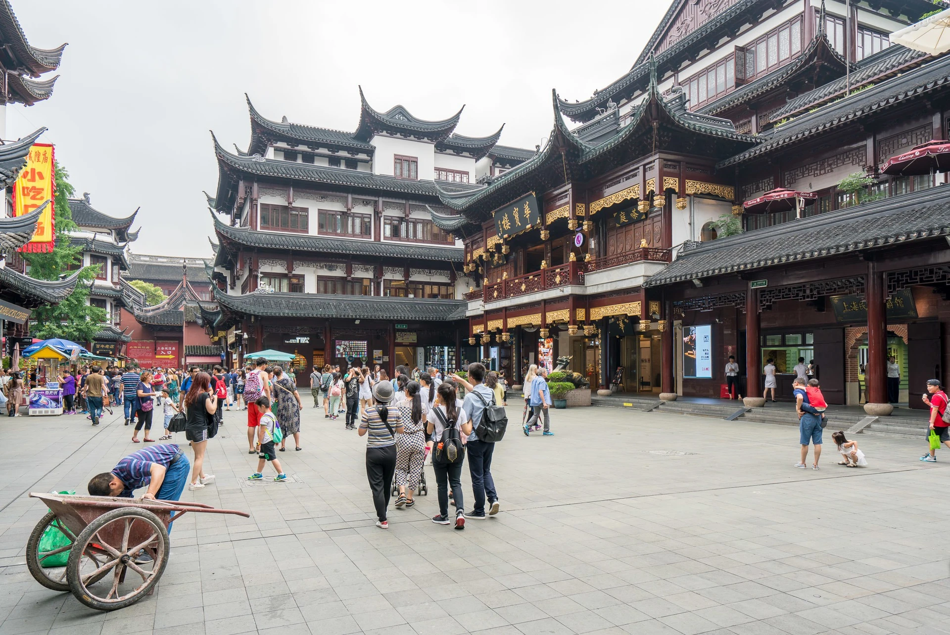 Yu Yuan Garden in Shanghai is best for older kids.