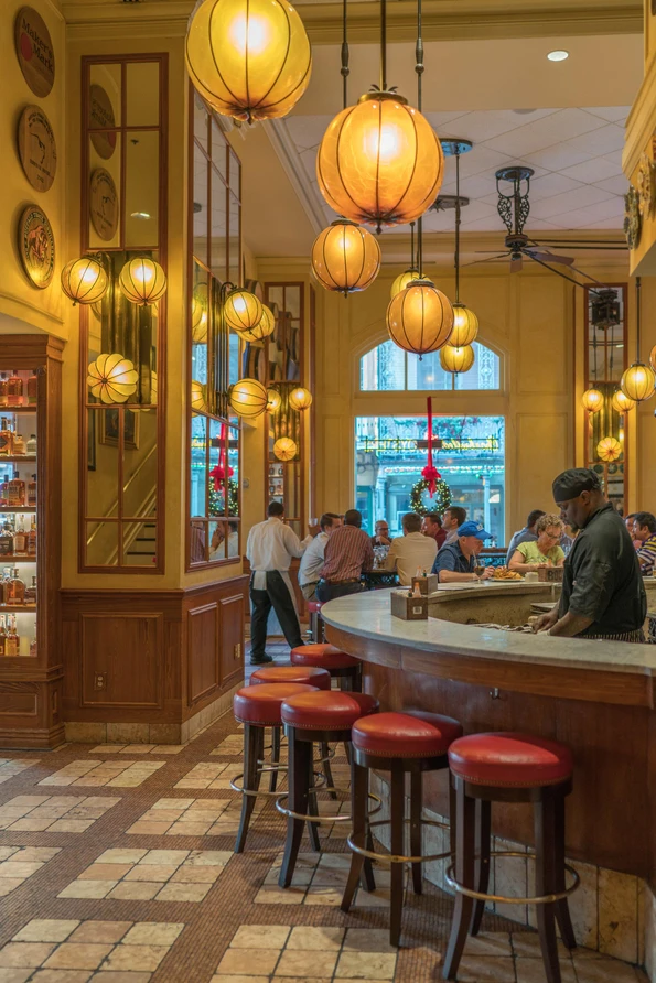 Bourbon House in New Orleans is famous for its bourbon collection, oysters and a location on Bourbon Street.