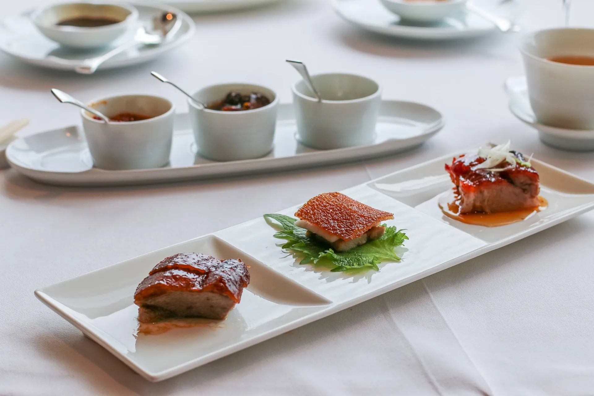 The barbecue set at Lung King Heen is a must-order.