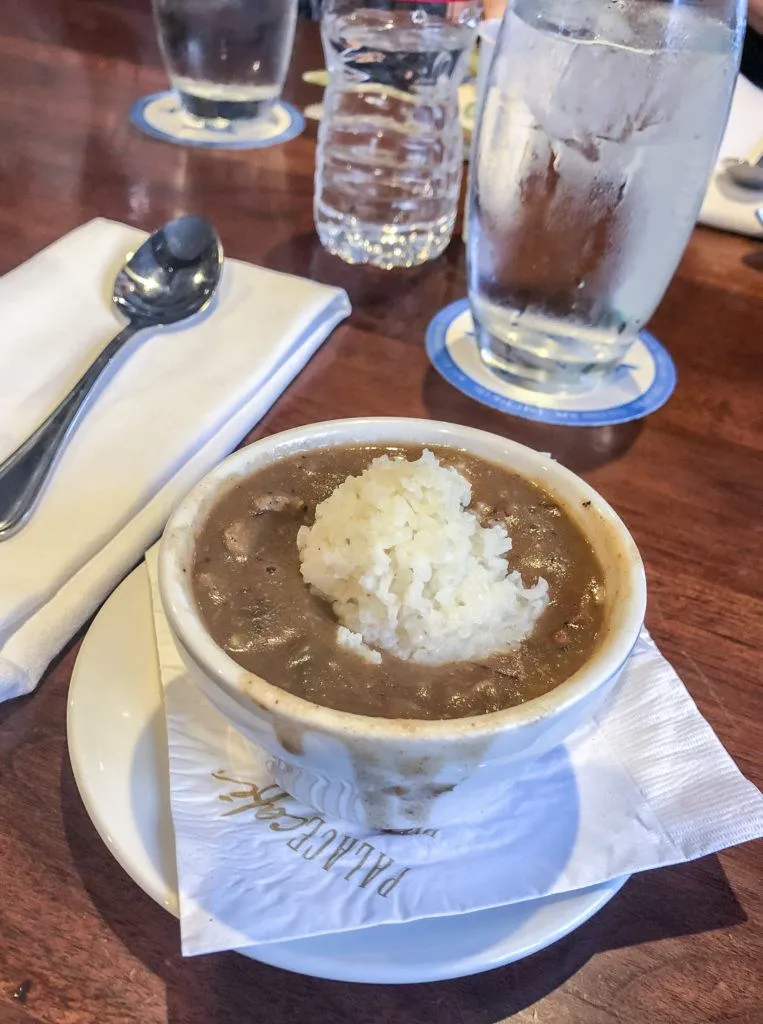 Gumbo during a Walking Food Tour New Orleans