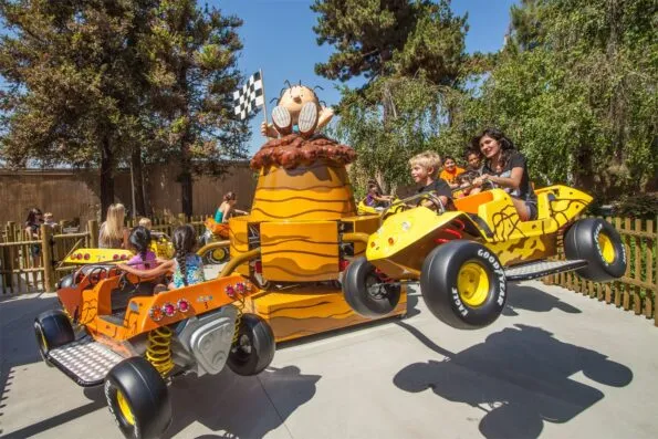 A tame Camp Snoopy ride kids can enjoy with Knott's Berry Farm discount tickets.