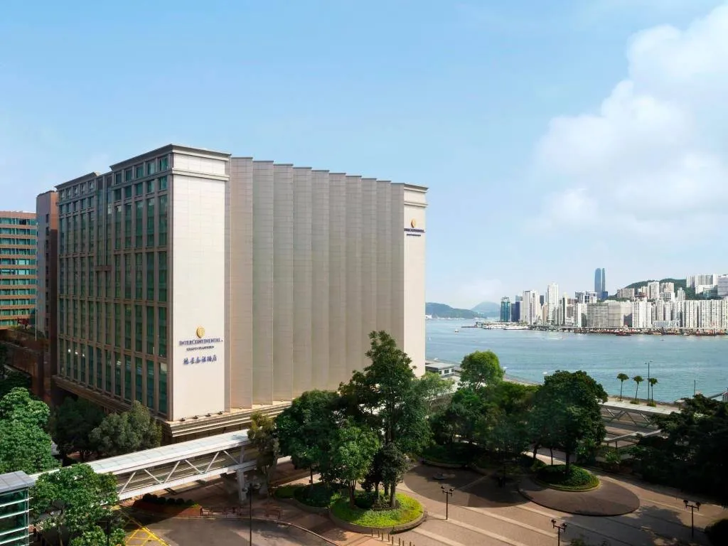 InterContinental Grand Stanford is located on Hong Kong's Victoria Harbour.