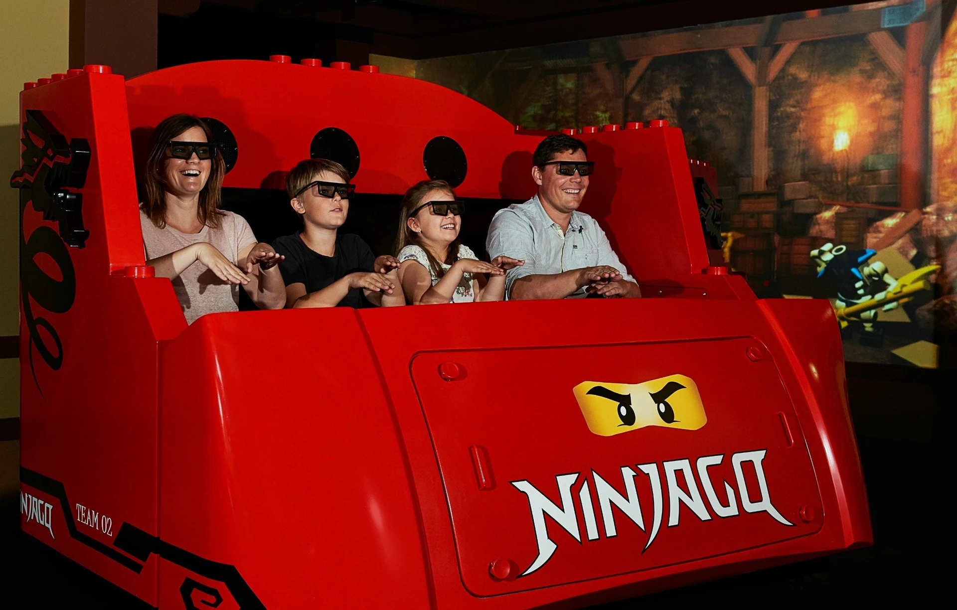 The New LEGO NINJAGO The Ride is now open at LEGOLAND California Resort.