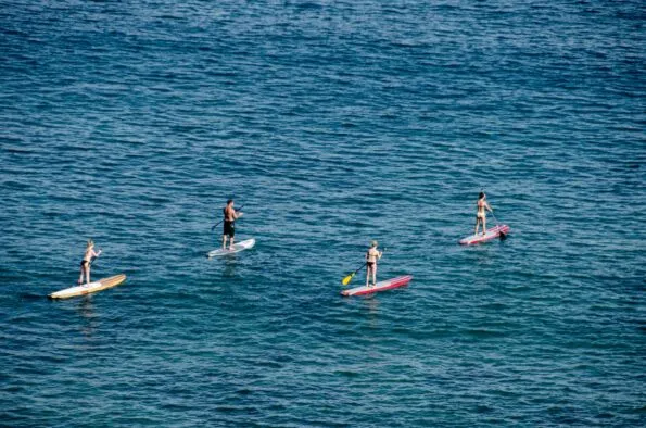 Go stand-up paddle boarding in Kaanapali Maui.