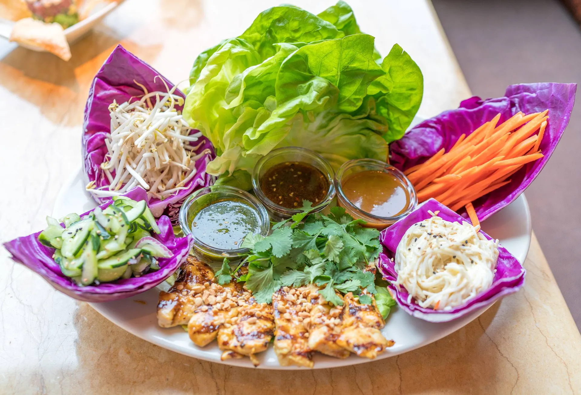 Thai Lettuce Wraps at The Cheesecake Factory