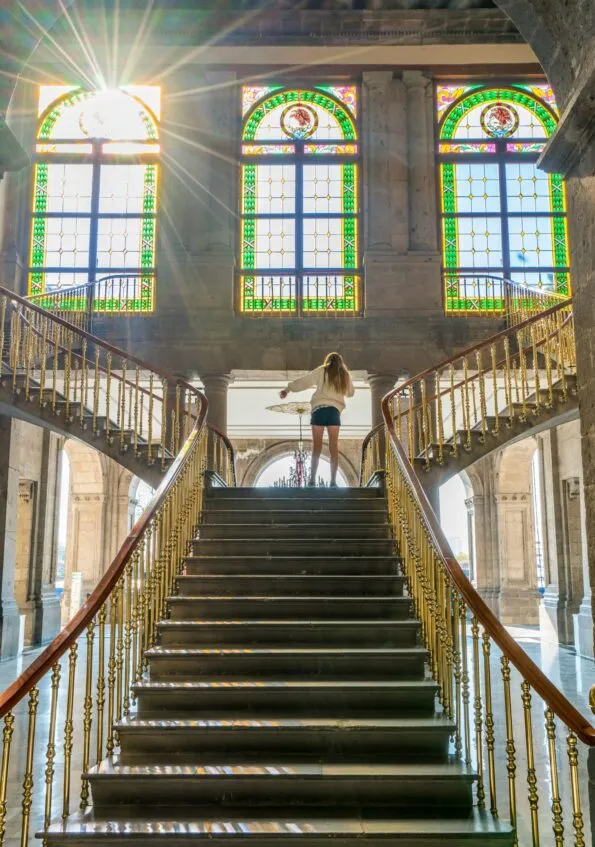 Inside Chapultepec Castle in Mexico City